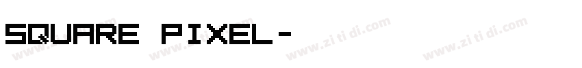 Square Pixel字体转换